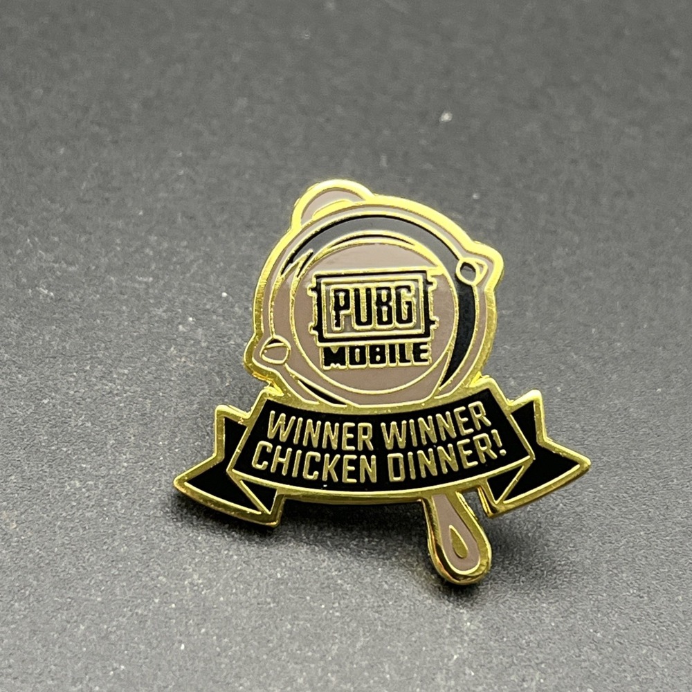 PUBG Mobile Winner Winner Chicken Dinner Loot Crate Lapel Hat Pin